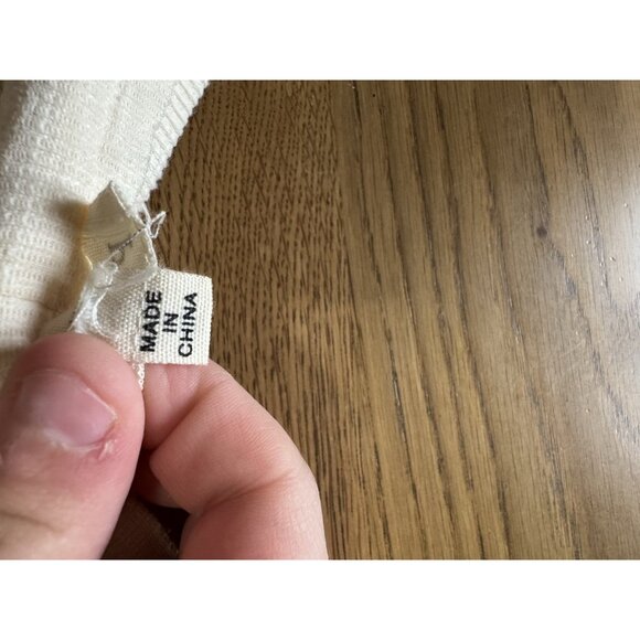 Pol Patchwork Sweater‎ Large Balloon Sleeves Colorful Boho Hippie Anthropologie - Picture 8 of 11